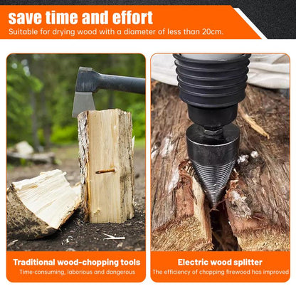TitanSplit™ 32mm Heavy-Duty Firewood Drill Bit Set