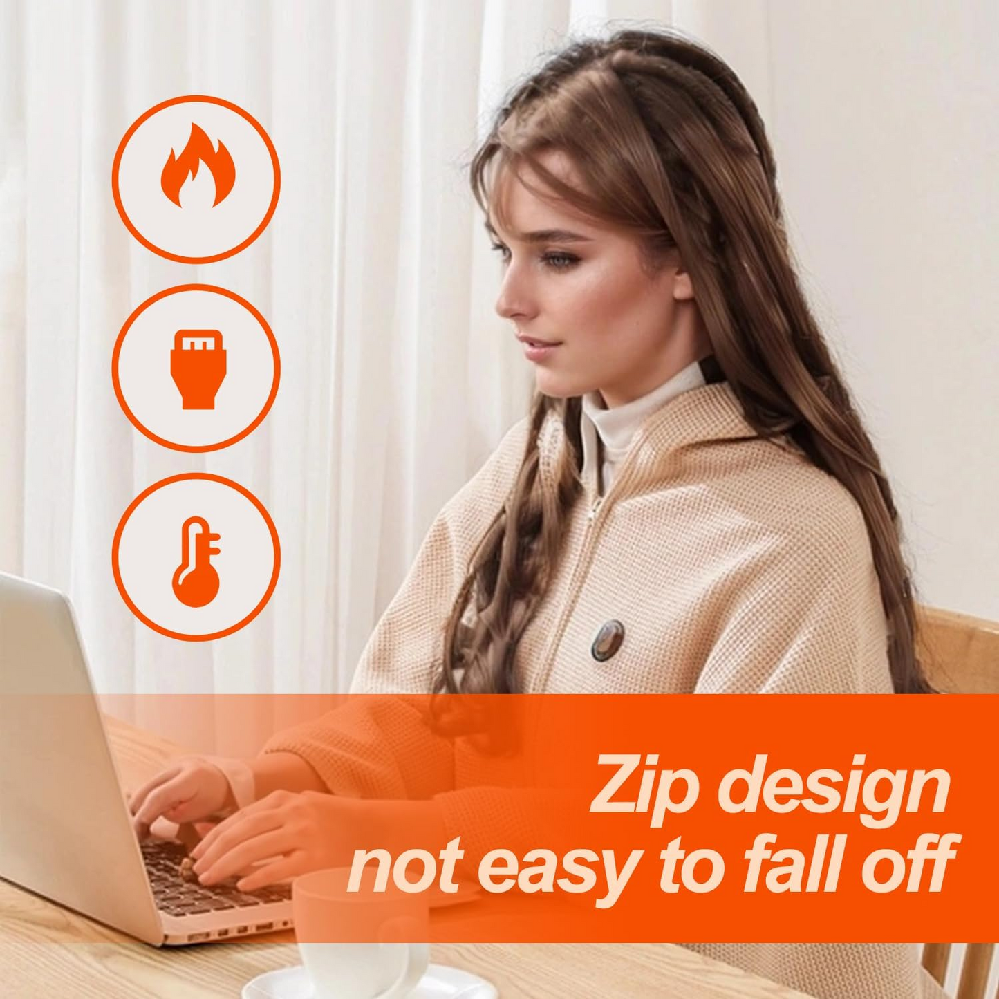 LumiHeat™ Luxury Heated Shawl